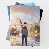 Cute Anime Wrapping Paper - Pack of 3 pages ラッピングペーパーシート (インサイチュ)