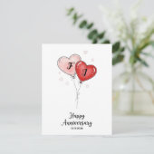 Cute Anniversary Card Personalized Couple Gift シーズンカード (スタンド正面)
