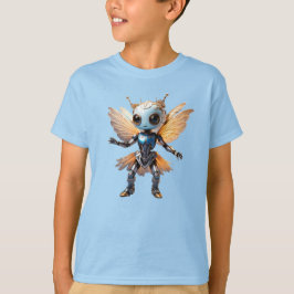 Cute Ant Girl Dancing Robot Pixie Tシャツ