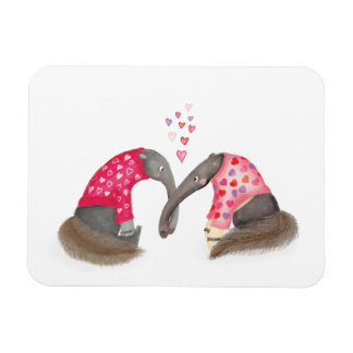 Cute anteaters in love magnet マグネット