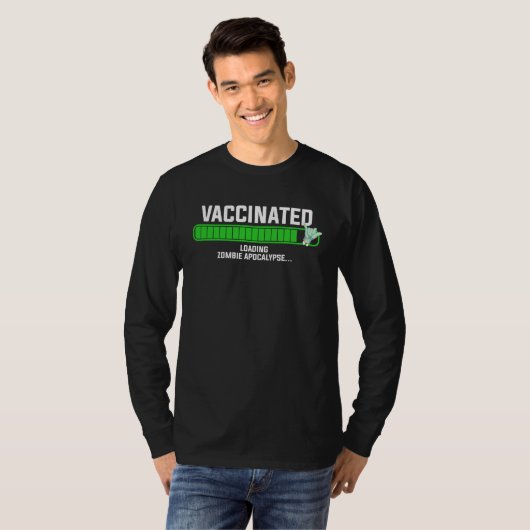 Cute  Anti Vaxxer Get Vaccinated Unvaccinated Zomb Tシャツ (正面フル)