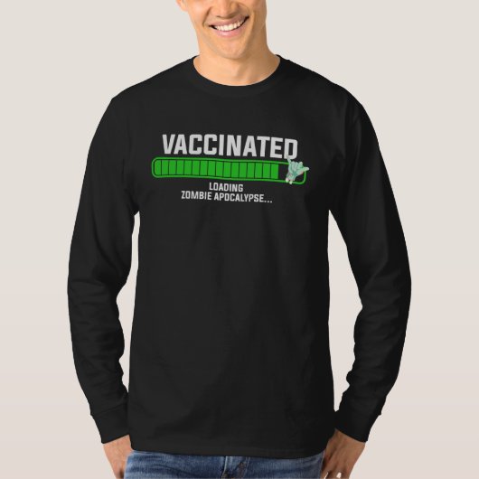 Cute  Anti Vaxxer Get Vaccinated Unvaccinated Zomb Tシャツ (正面)