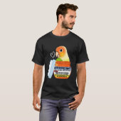 Cute Antidepressant Parrot I Green Cheek Pineapple Tシャツ (正面フル)