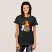 Cute Antidepressant Parrot I Sun Conure Tシャツ (正面フル)
