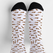 Cute Ants Pattern ソックス (上部)