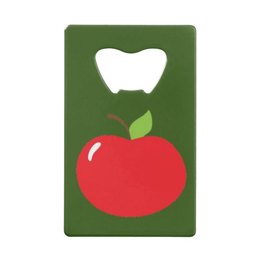 Cute Apple of Your Eyeおもしろい漫画 クレジットカード栓抜き (正面)