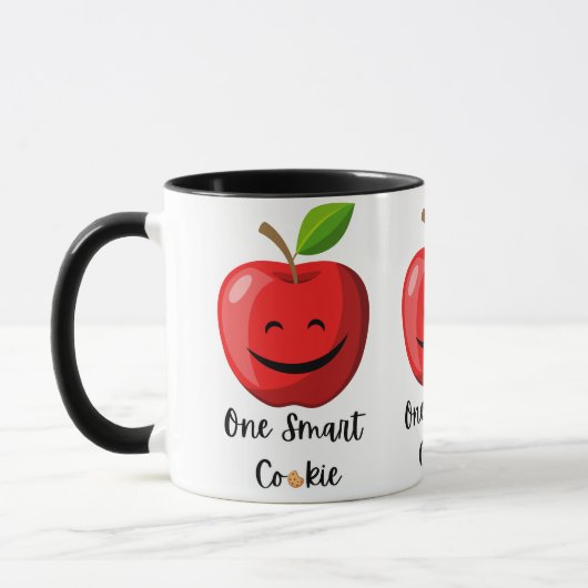 Cute Apple - One Smart Cookie マグカップ (左)