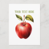 Cute apple vendors customizable ポストカード (正面)