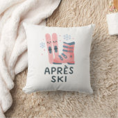 Cute Apres Ski Pillow クッション (ブランケット)
