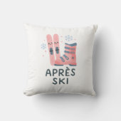 Cute Apres Ski Pillow クッション (正面)
