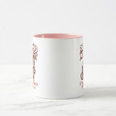 Cute Armadillo Knight Valentine–Roll Into My Heart マグカップ (中央)