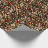 Cute Art Deco tiled pattern  ラッピングペーパー (角)