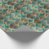 Cute Art Deco tiled pattern  ラッピングペーパー (角)