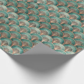 Cute Art Deco tiled pattern  ラッピングペーパー (角)