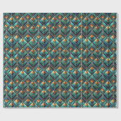 Cute Art Deco tiled pattern  ラッピングペーパー (フラット)