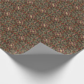 Cute Art Deco tiled pattern  ラッピングペーパー (角)