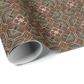 Cute Art Deco tiled pattern  ラッピングペーパー (ロールコーナー)