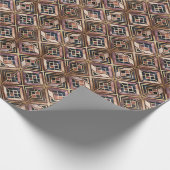 Cute Art Deco tiled pattern Wrapping Paper  ラッピングペーパー (角)