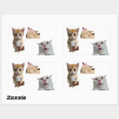 Cute Artistic Aesthetic Sticker for Laptop  長方形シール (シート)