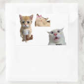 Cute Artistic Aesthetic Sticker for Laptop  長方形シール (バッグ)