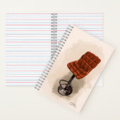 Cute artsy notebook with a chocolate chair ノートブック (内側)