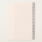 Cute artsy notebook with a chocolate chair ノートブック (裏面)