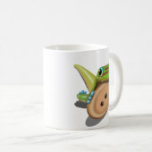 Cute as a Button — GECKO without文字 コーヒーマグカップ (正面右)