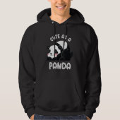 Cute As A Panda Wild Panda Bamboo パーカ (正面)