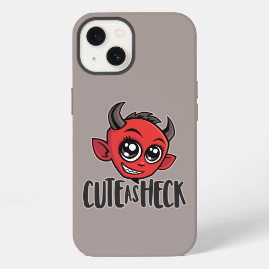 Cute as Heck Devil iPhoneケース (裏面)