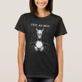Cute As Hell I Hail Satan Tシャツ (正面)