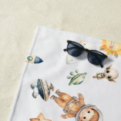 Cute Astronaut and Adorable Space Adventure ビーチタオル (インサイチュ)