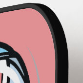 Cute Astronaut Cat Custom Photo Pickleball Paddle ピックルボールラケット (左詳細)