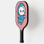 Cute Astronaut Cat Custom Photo Pickleball Paddle ピックルボールラケット (左)