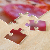 Cute Astronaut Cat Floating Pizza Space Adventure ジグソーパズル (側面)