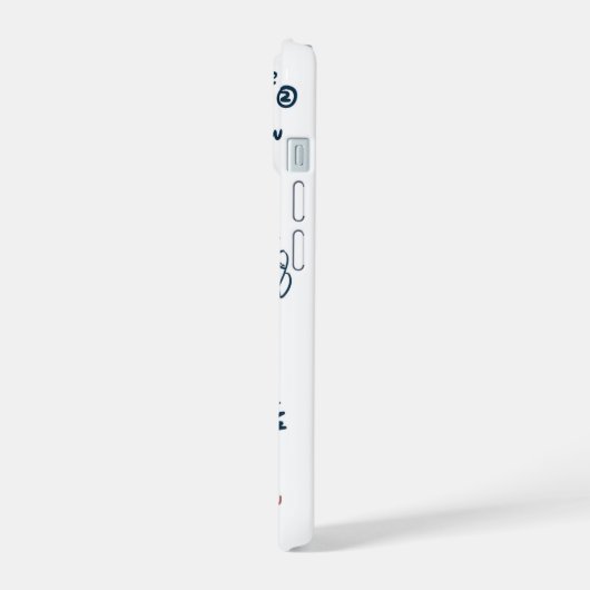  Cute Astronaut Space Cartoon Phone Case iPhone 15ケース (左側面)