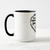 Cute Aunt Heart Mug マグカップ (左)