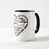 Cute Aunt Heart Mug マグカップ (正面右)