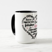 Cute Aunt Heart Mug マグカップ (正面左)