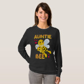 Cute Auntie Bee Mother's Day Beekeeper Matching Fa Tシャツ (正面フル)