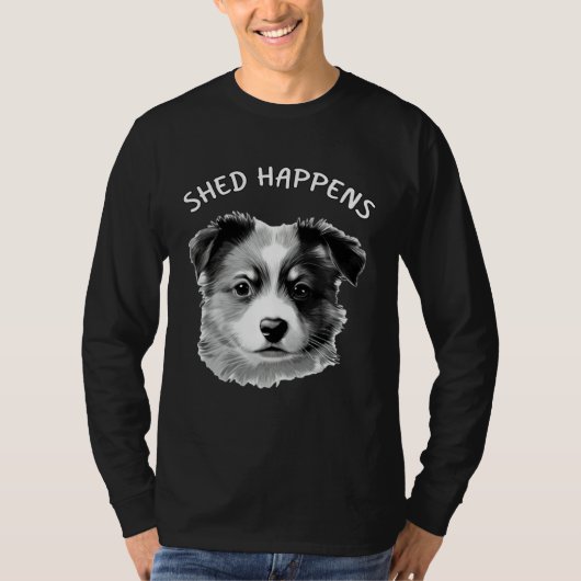 Cute Aussie Shepherd Australian Shepherd Saying Sh Tシャツ (正面)
