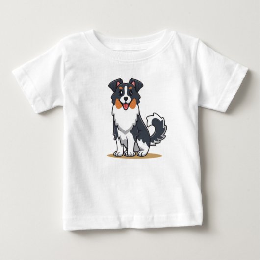 Cute Australian Shepherd-23144 ベビーTシャツ (正面)