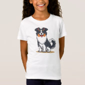 Cute Australian Shepherd-23144 Tシャツ (正面)