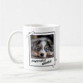 Cute Australian Shepherd Pawsitively Adorable コーヒーマグカップ (左)