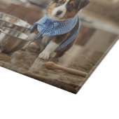 Cute Australian Shepherd Personalized カッティングボード (角)