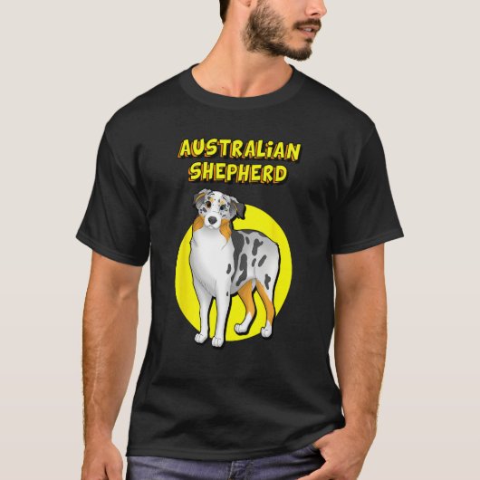 Cute Australian Shepherd Tシャツ (正面)