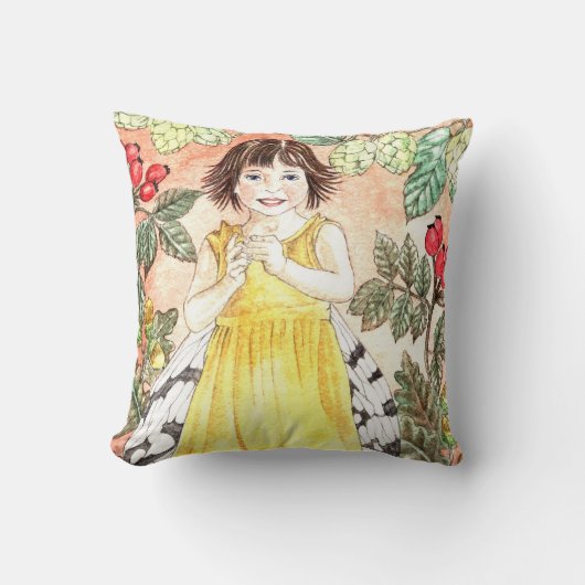 Cute Autumn Fairy Cushion クッション (正面)