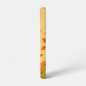 Cute autumn scene with pumpkin and squirrel samsung galaxyケース (左側面)