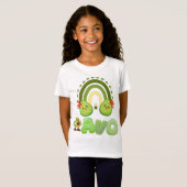 Cute Avocado "Avo" Design – Fun & Playful  Tシャツ (正面フル)