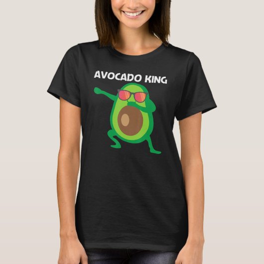 Cute Avocado For Men Dad Healthy Fruit Plant Food Tシャツ (正面)