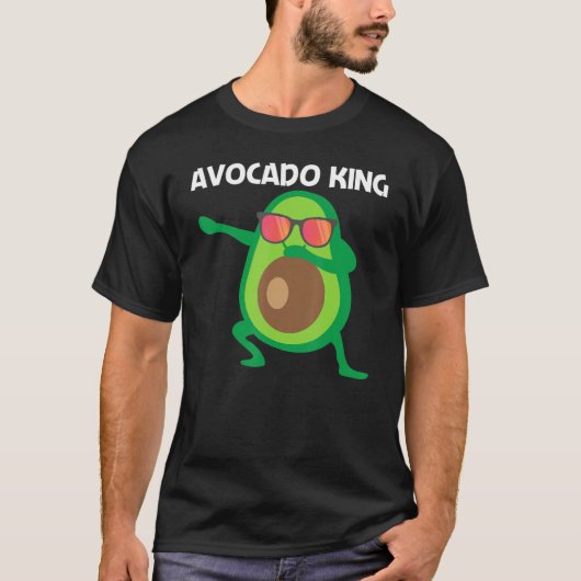 Cute Avocado For Men Dad Healthy Fruit Plant Food Tシャツ (正面)